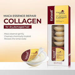 MACA ESSENCE REPAIR COLLAGEN HAIR MASK SET 12ML × 8
