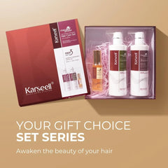 KARSEELL HAIR OIL + SHAMPOO AND CONDITIONER HAIR REPAIR SET