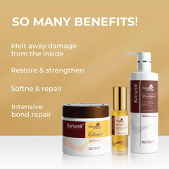 KARSEELL COLLAGEN HAIR MASK + HAIR SHAMPOO + ARGAN OIL SET