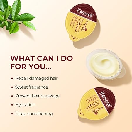 MACA ESSENCE REPAIR COLLAGEN HAIR MASK SET 12ML × 8