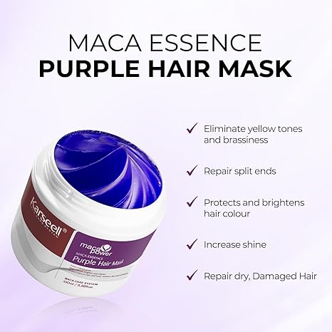 KARSEELL PURPLE & COLLAGEN HAIR CARE TRAVEL SET - 4 PCS