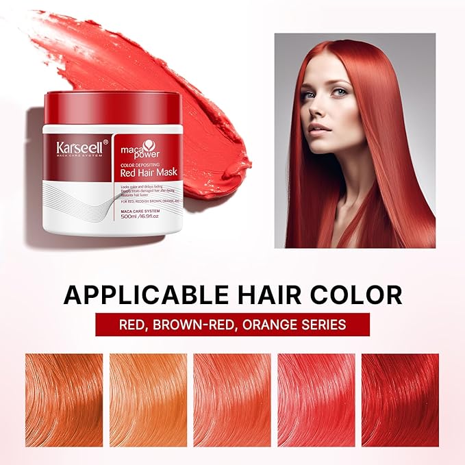 COLOR DEPOSITING RED HAIR MASK