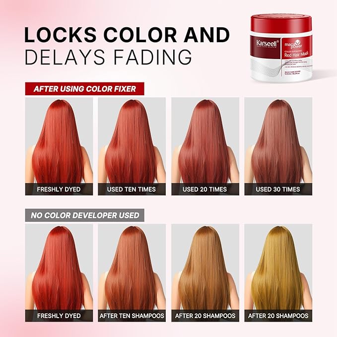 COLOR DEPOSITING RED HAIR MASK
