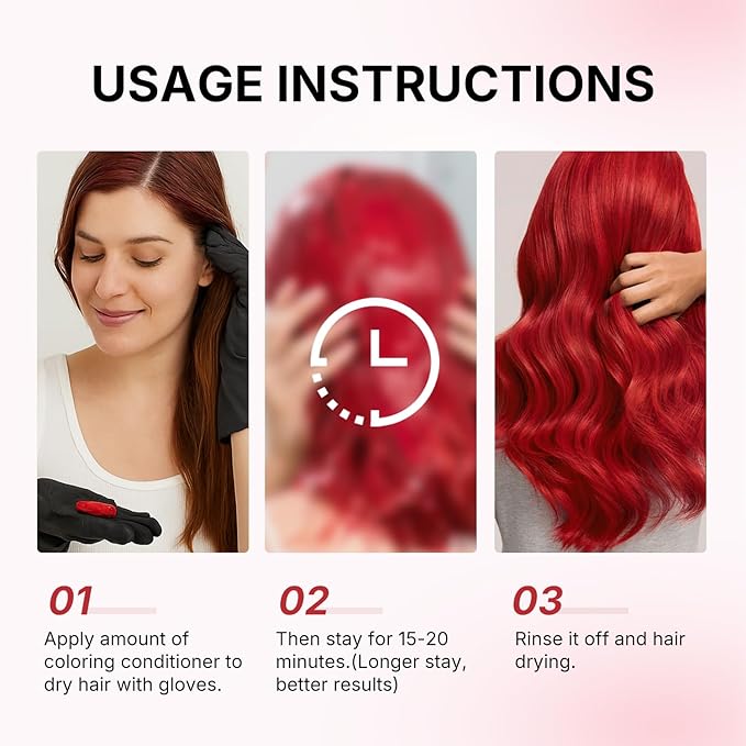 COLOR DEPOSITING RED HAIR MASK