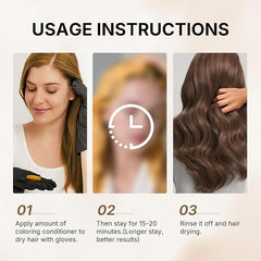 COLOR DEPOSITING BROWN HAIR MASK