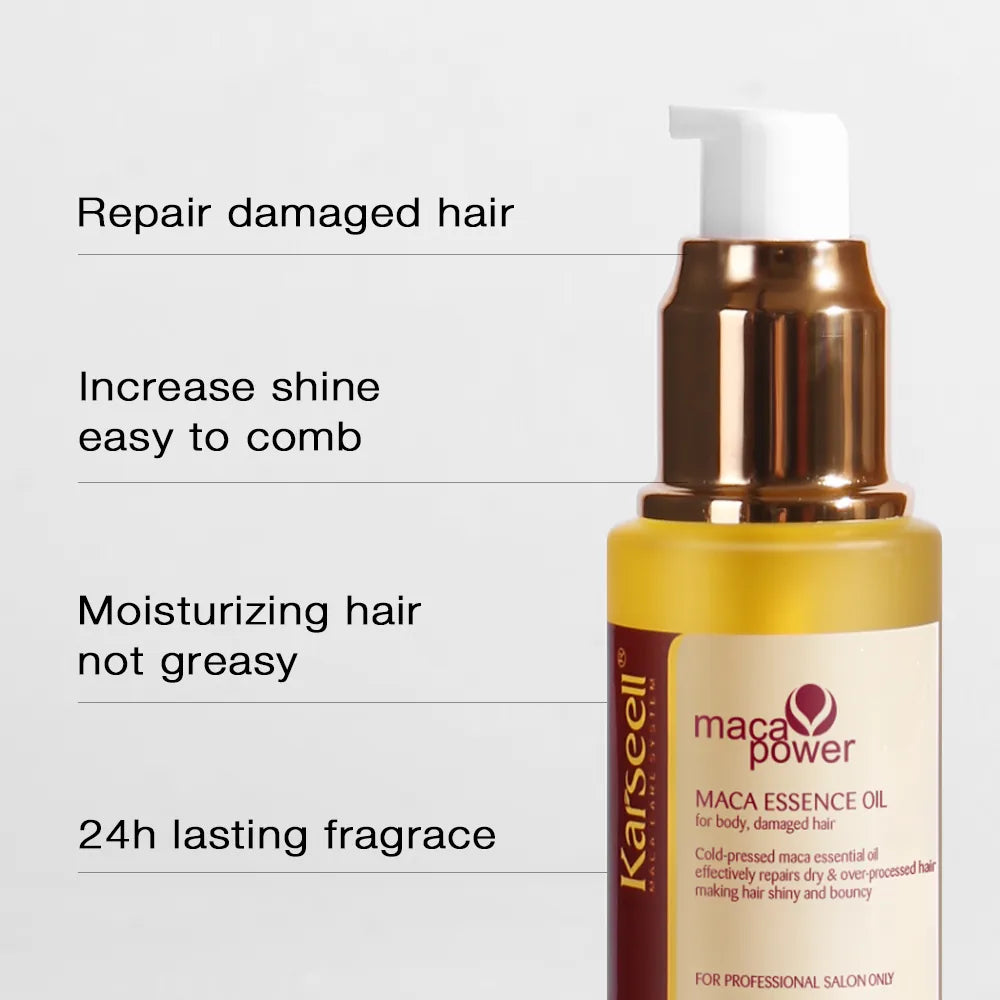 MACA ESSENCE BLONDE PURPLE SET (PURPLE HAIR MASK + OIL)