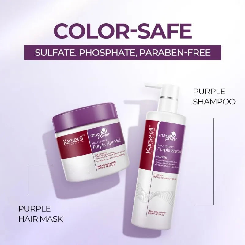 MACA ESSENCE BLONDE PURPLE SET (2-PIECE)