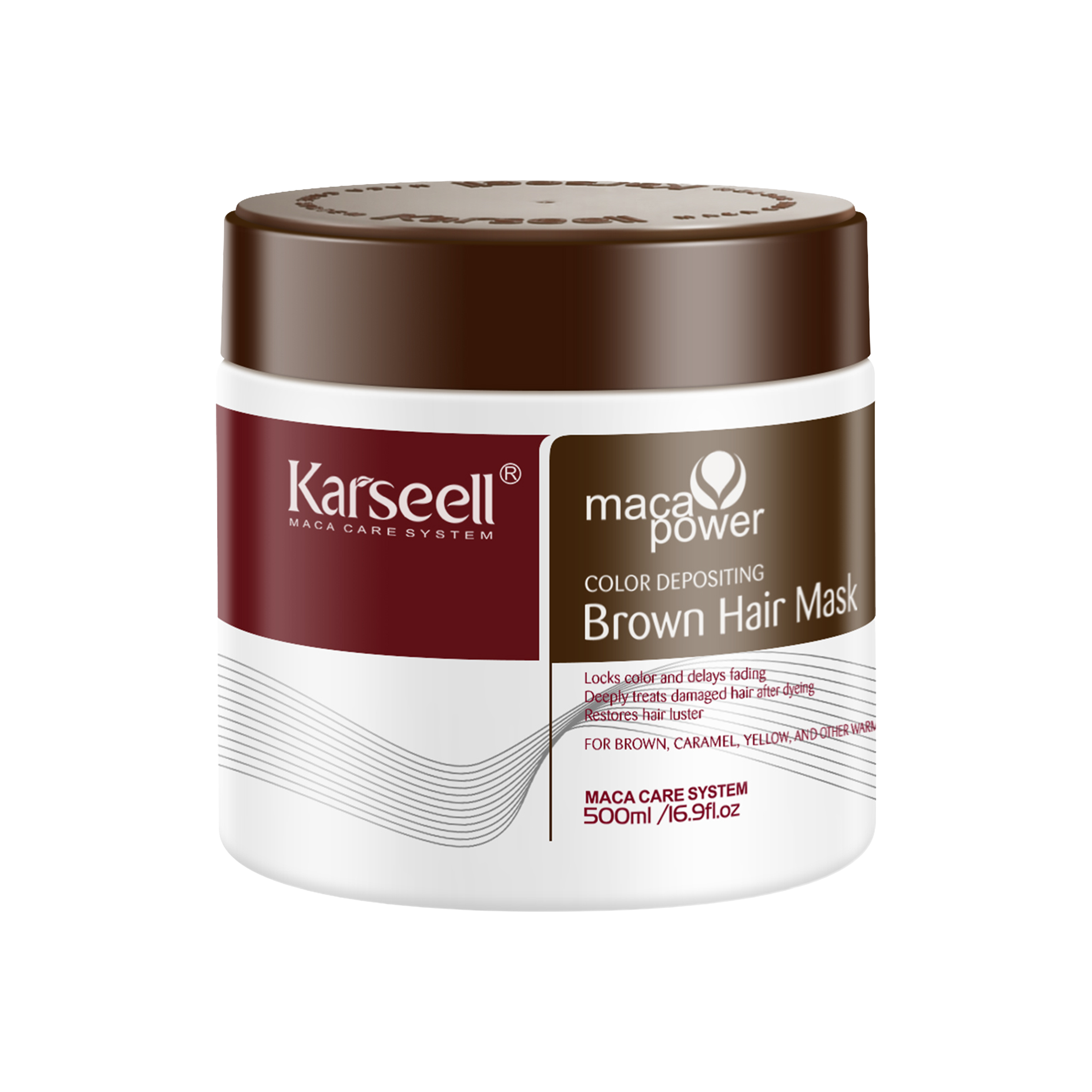 COLOR DEPOSITING BROWN HAIR MASK