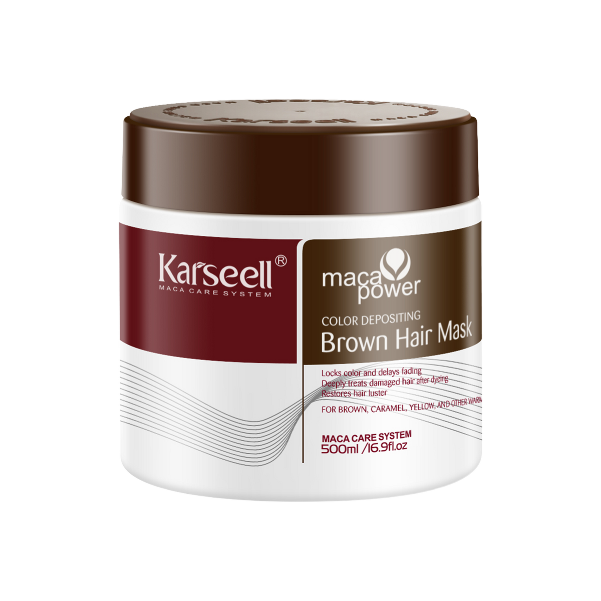 COLOR DEPOSITING BROWN HAIR MASK