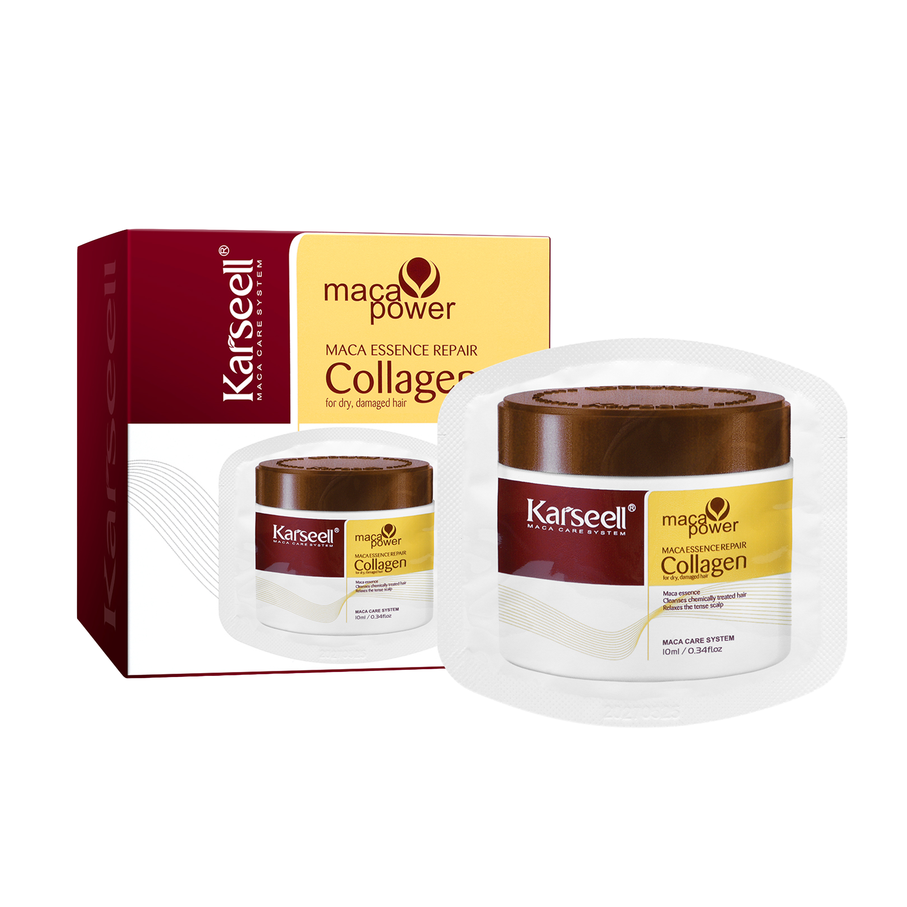 KARSEELL COLLAGEN HAIR MASK 24 PACKS