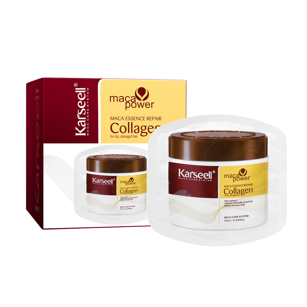 KARSEELL COLLAGEN HAIR MASK 24 PACKS