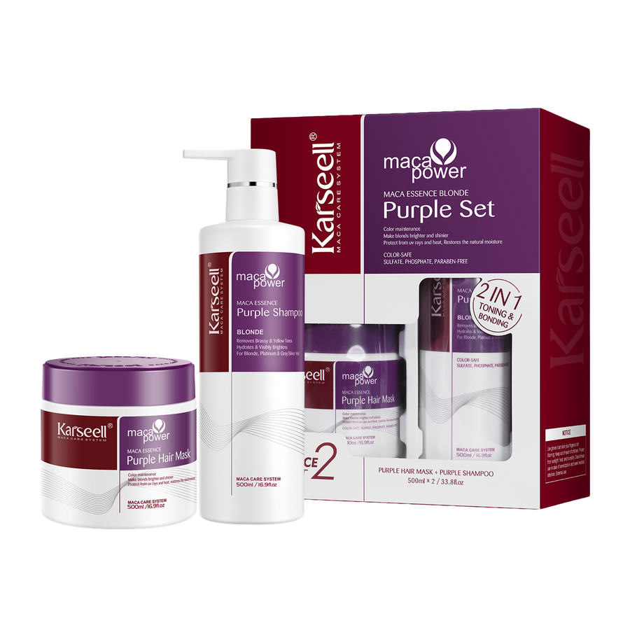 MACA ESSENCE BLONDE PURPLE SET (2-PIECE)