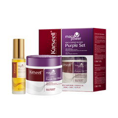 MACA ESSENCE BLONDE PURPLE SET (PURPLE HAIR MASK + OIL)