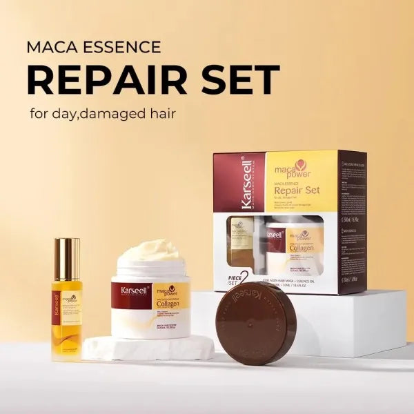 KARSEELL COLLAGEN HAIR MASK + ARGAN OIL REPAIR SET