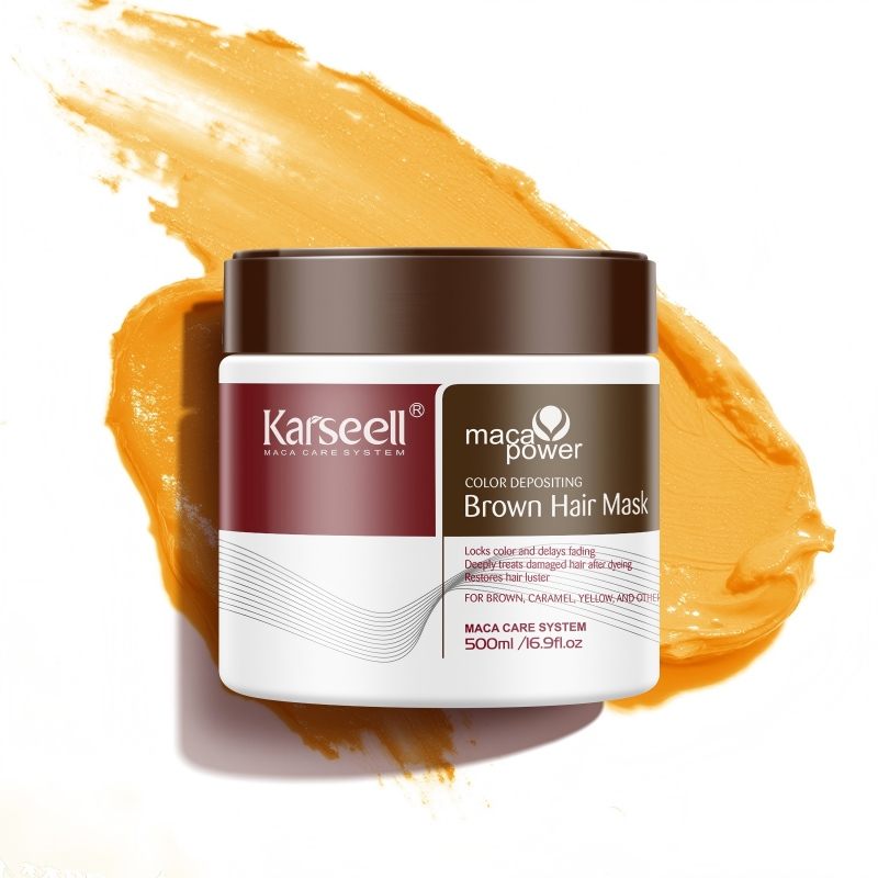 COLOR DEPOSITING BROWN HAIR MASK