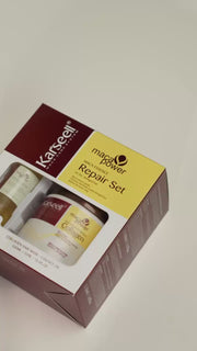 KARSEELL COLLAGEN HAIR MASK + ARGAN OIL REPAIR SET